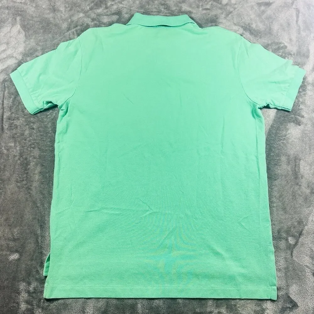 Polo Ralph Lauren Shirt Mens Large Green Preppy‎ Casual Golf Short Sleeve